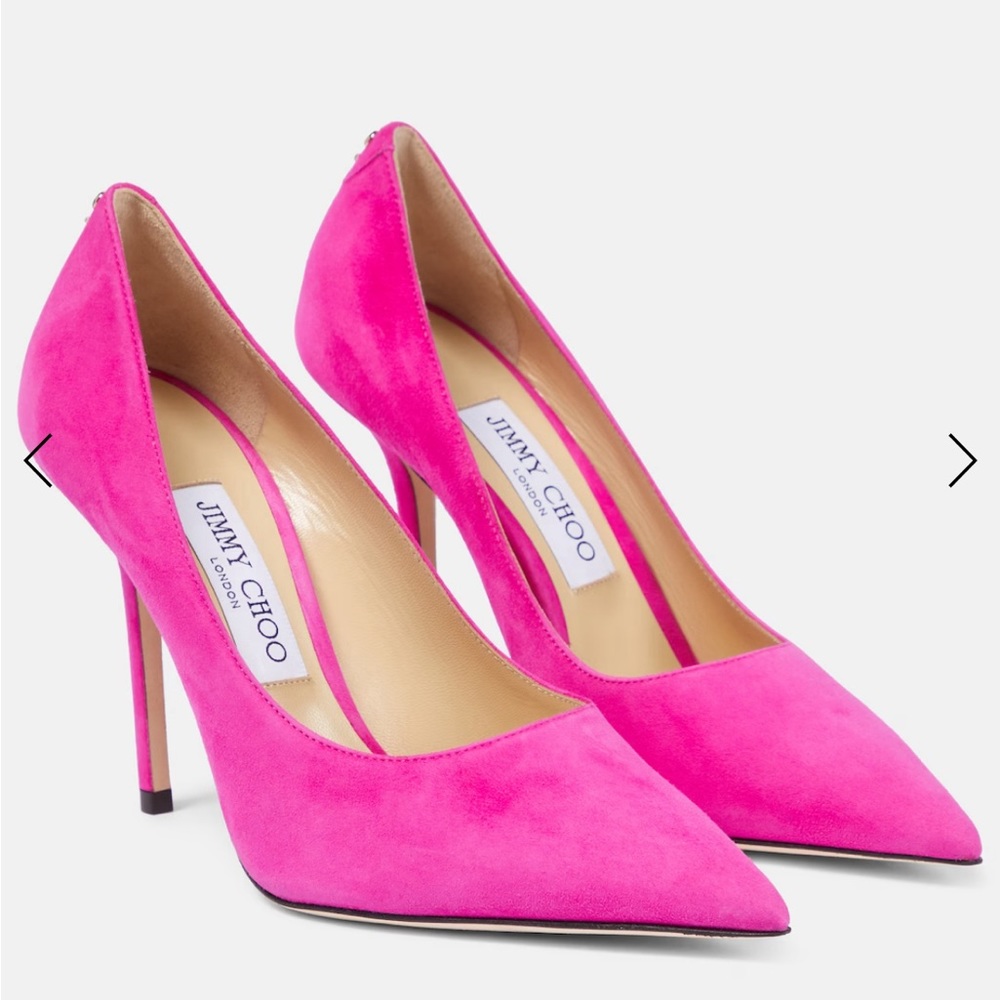 JIMMY CHOO Love 100 Suede Pumps